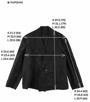 Raven Pattern Double Jacket