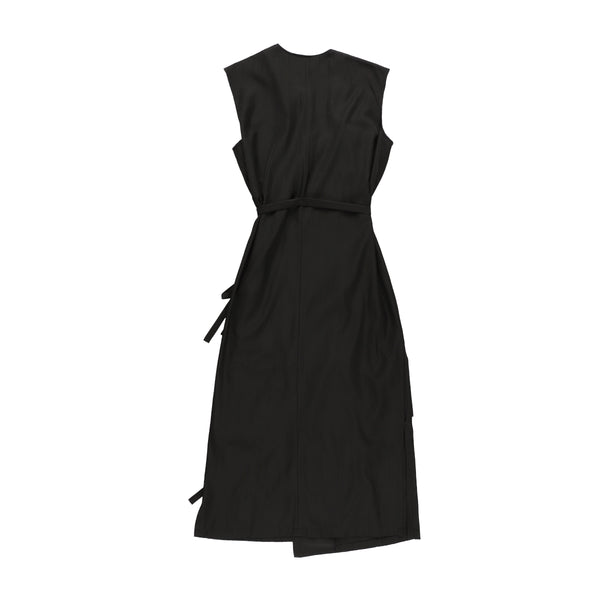 Silky Kimono Dress with Ribbons | SAKE