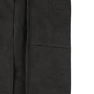 Code Pattern Jacket with Waist String Cipher