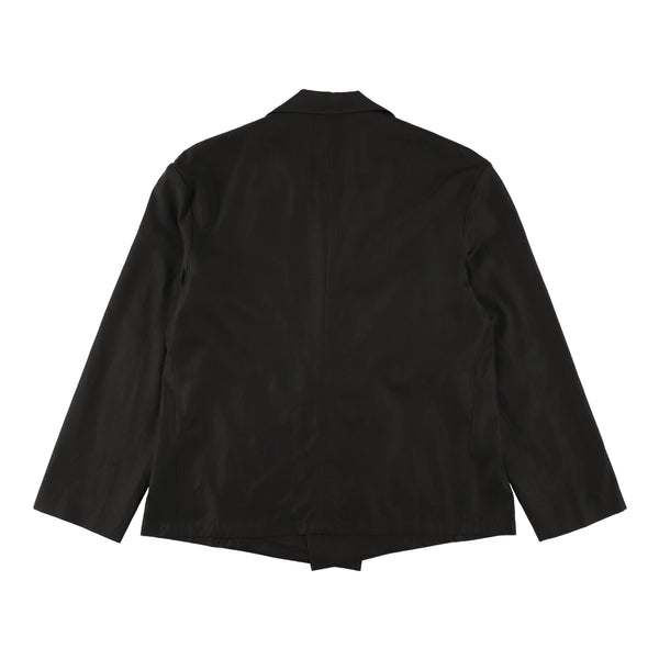 Simple Deep Black Eclipse Haze Jacket