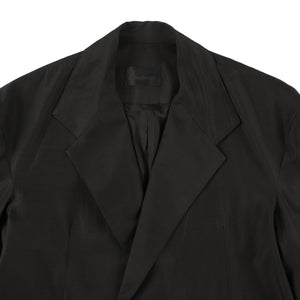 Simple Deep Black Eclipse Haze Jacket