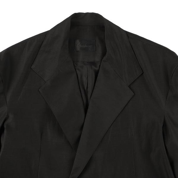 Simple Deep Black Eclipse Haze Jacket