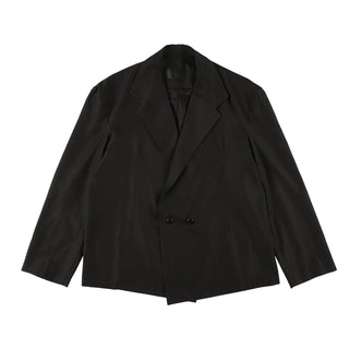 Simple Deep Black Eclipse Haze Jacket