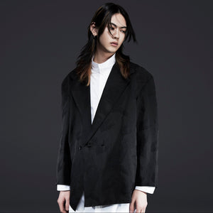 Raven Pattern Double Jacket