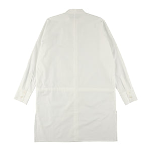 White long Shirt with Waist String